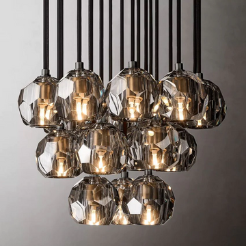 Boule De Crystal Ball Cluster Chandelier D19