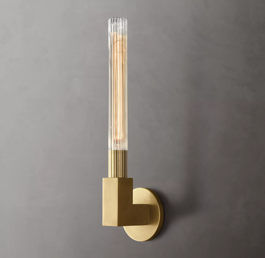 Cannele Single Head Outdoor Wall Sconce Light for Porch