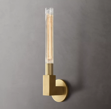 Cannele Single Head Outdoor Wall Sconce Light for Porch