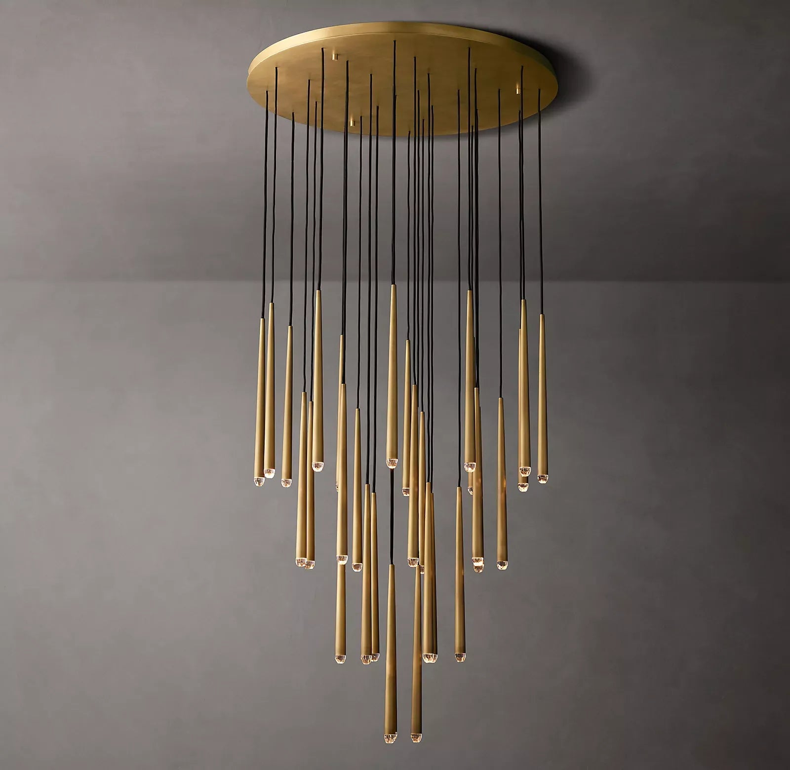 Aquitaines Contemporary Round Chandelier 48" Decorative Lighting