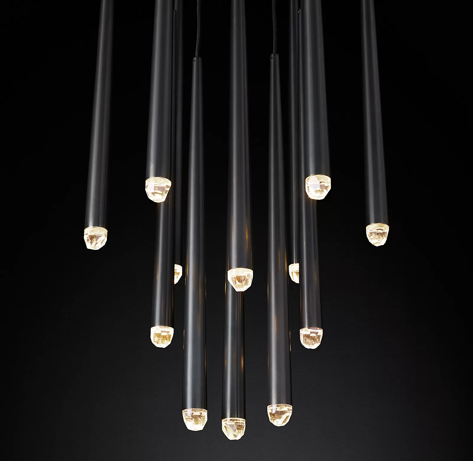 Aquitaines Elegant Round Modern Chandelier Ceiling Light 24"