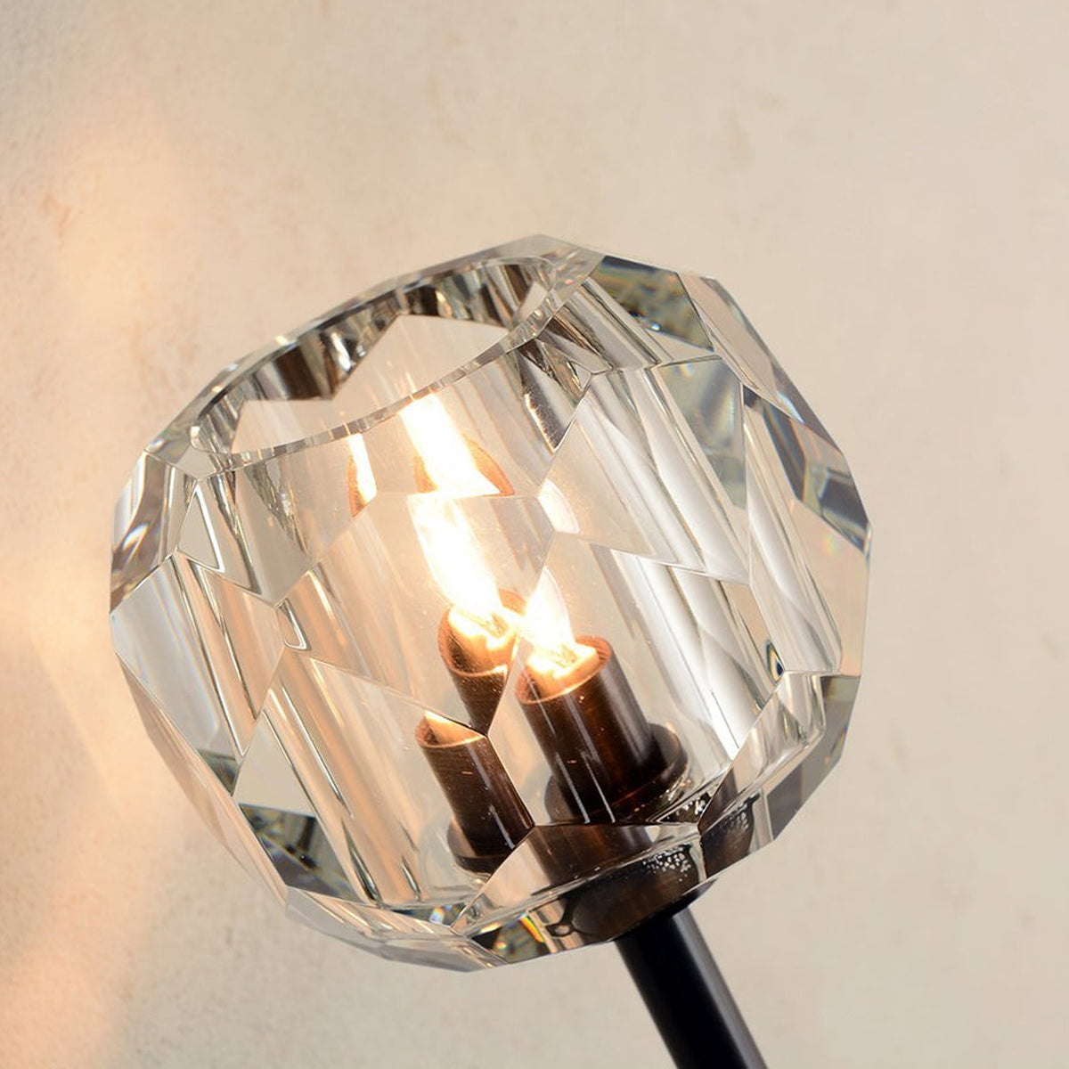 Boule De Smoke Crystal Ball Wall Sconce Elegant Lighting for Living Room