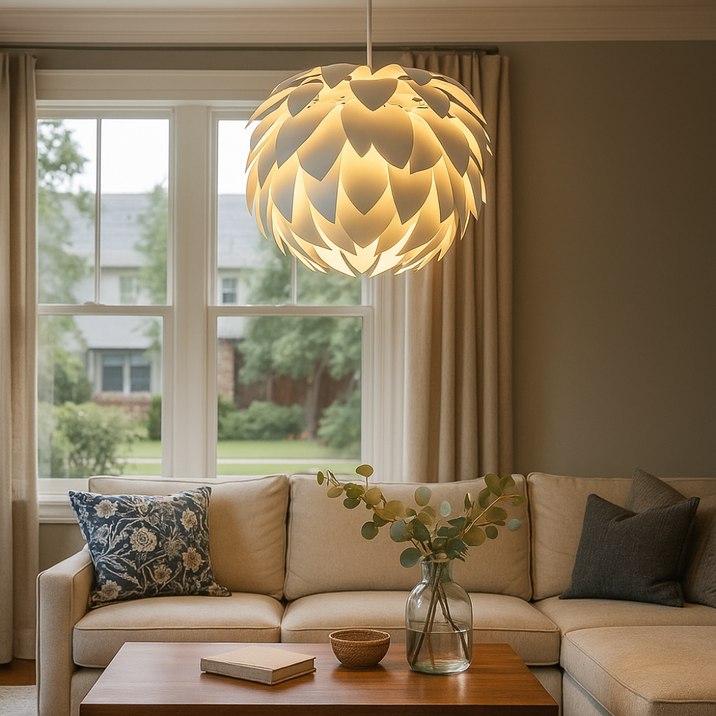 Bloomora Floral Statement Chandelier