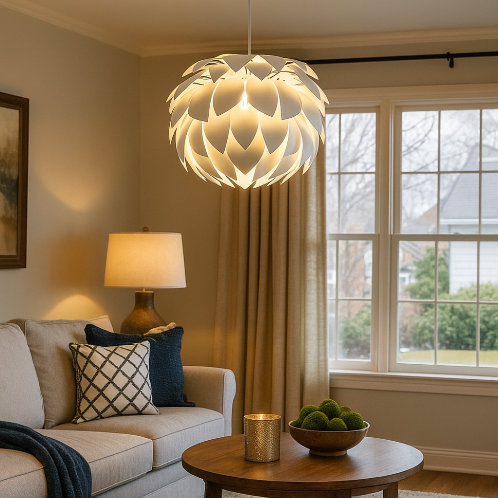 Bloomora Floral Statement Chandelier