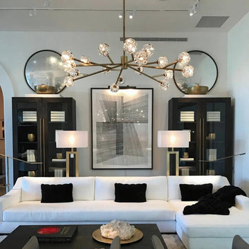 Boule De Cristal Clear Glass Ball Modern Round Chandelier 60