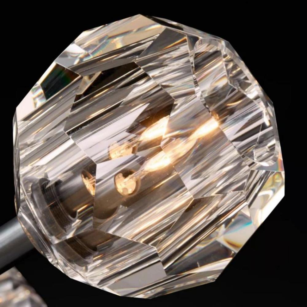 Boule De Cristal Clear Glass Rod Pendant Light Modern Decorative Lighting