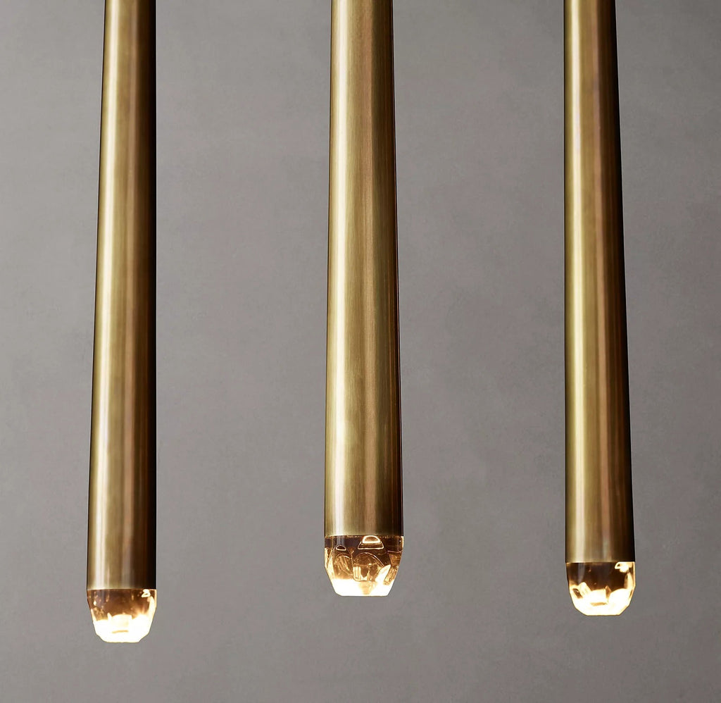 Aquitaines Linear Chandelier 60" Contemporary Decorative Ceiling Light