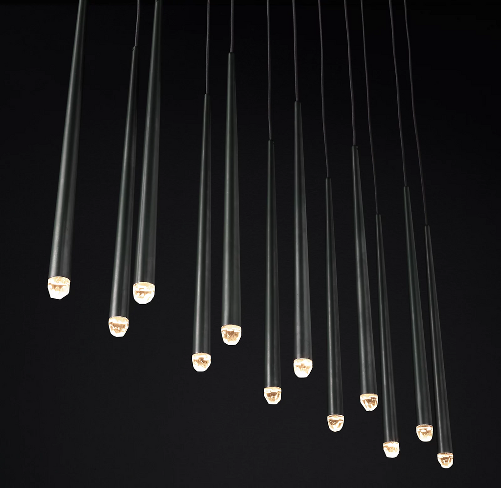 Aquitaines Linear Chandelier 60" Contemporary Decorative Ceiling Light