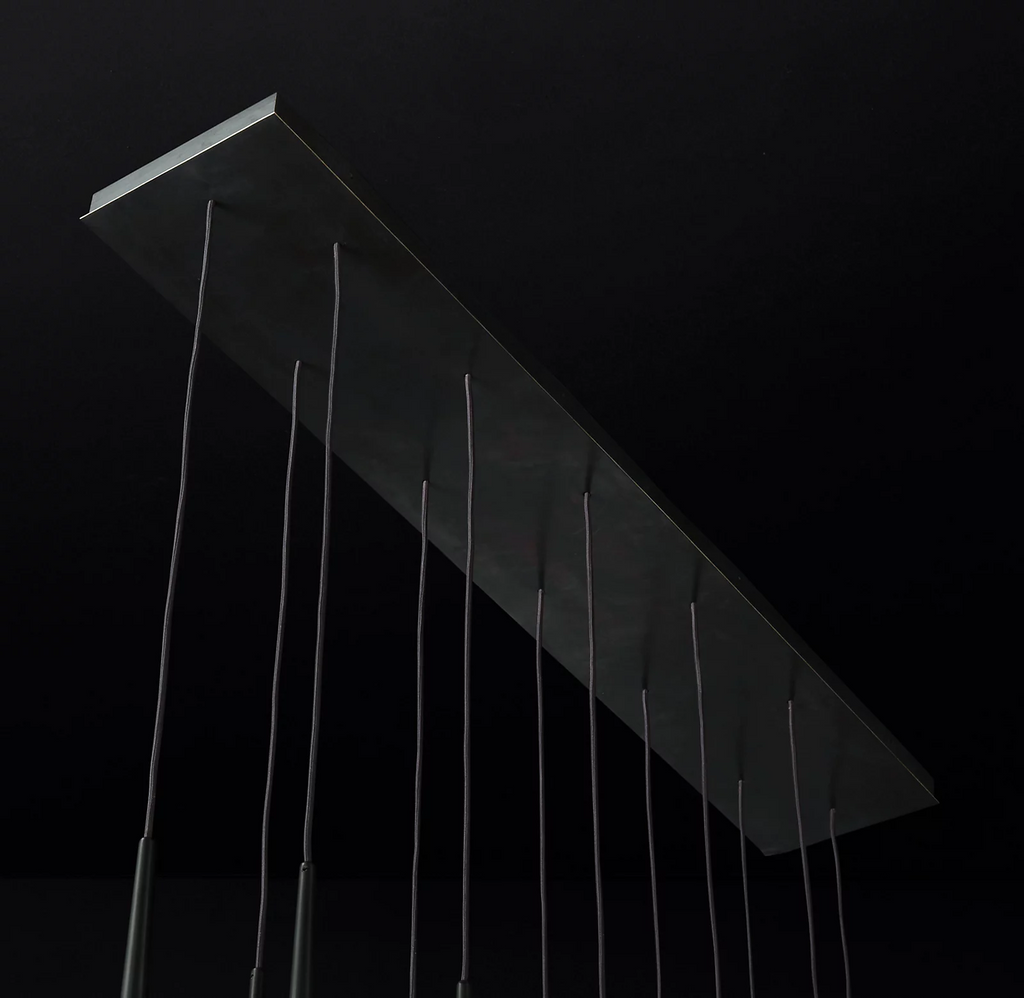 Aquitaines Linear Chandelier 60" Contemporary Decorative Ceiling Light