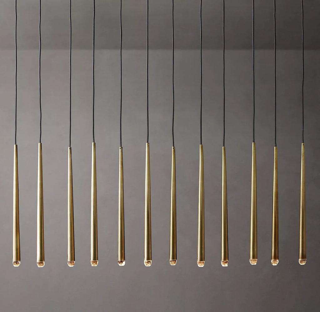 Aquitaines Linear Chandelier 72" Luxury Modern Lighting Fixture