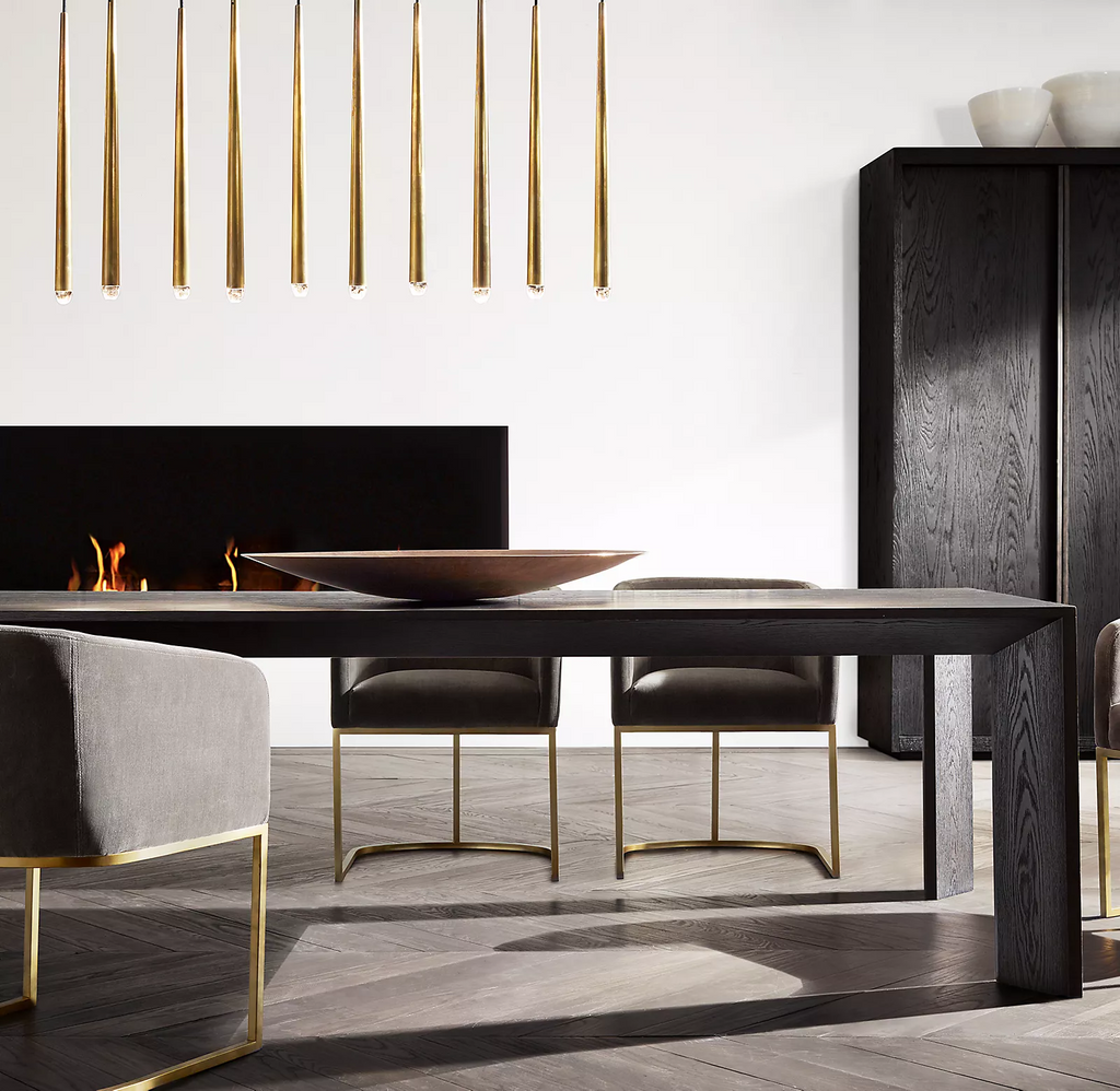 Aquitaines Linear Chandelier 72" Luxury Modern Lighting Fixture