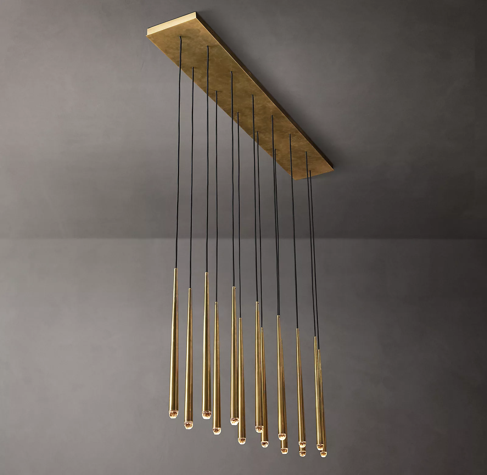 Aquitaines Linear Chandelier 72" Luxury Modern Lighting Fixture