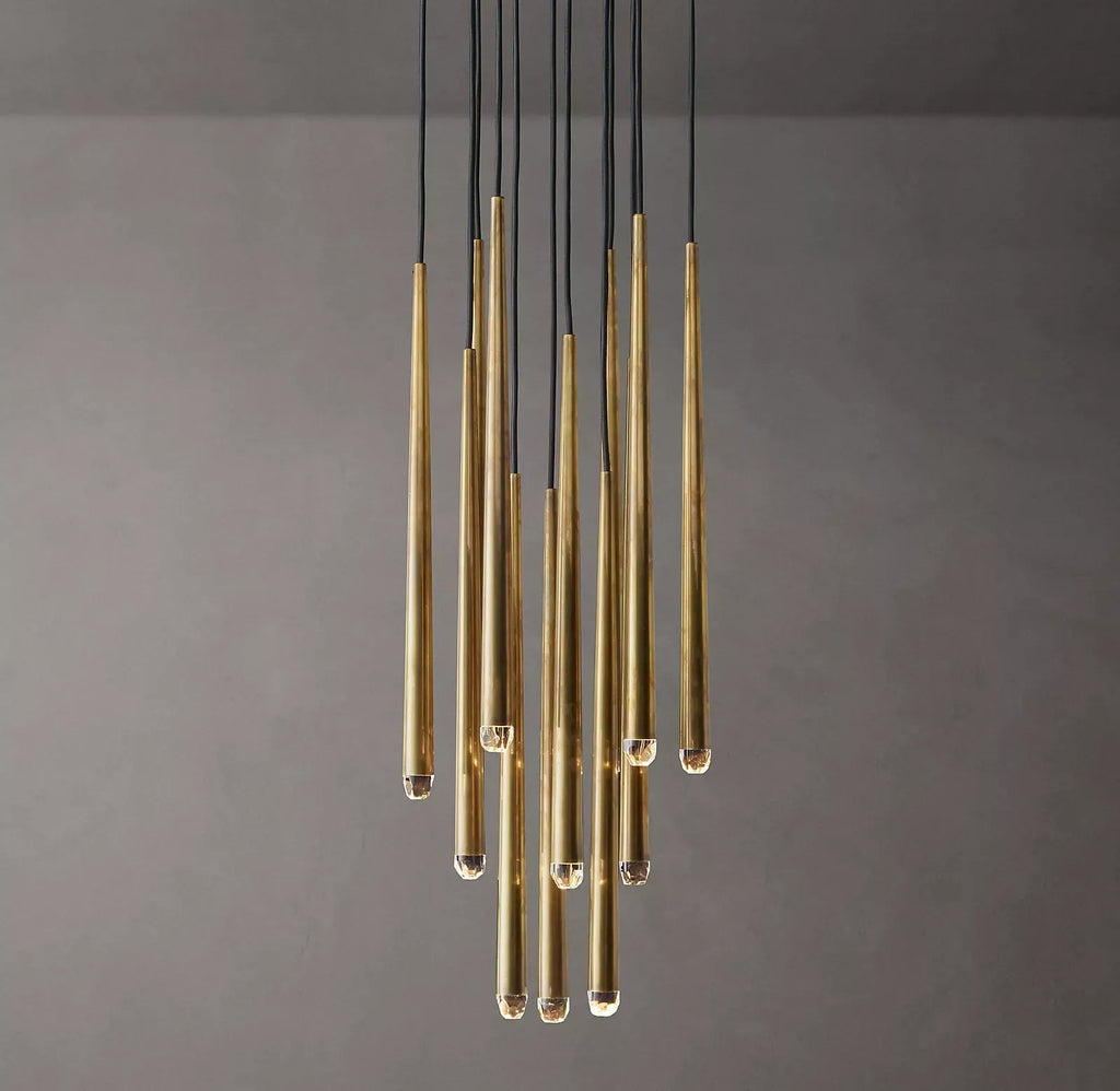 Aquitaines Stylish Round Modern Chandelier 18" Ceiling Lamp