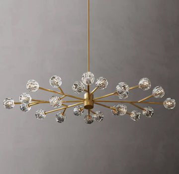 Boule De Crystal Ball Clear Glass Round Chandelier 72