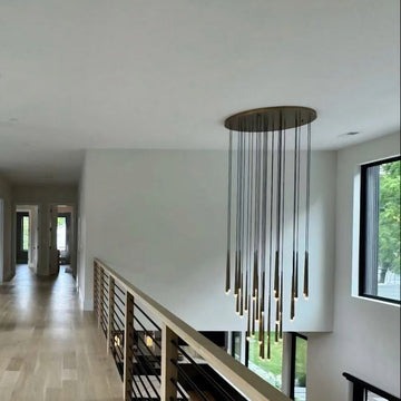 Aquitaines Contemporary Round Chandelier 48