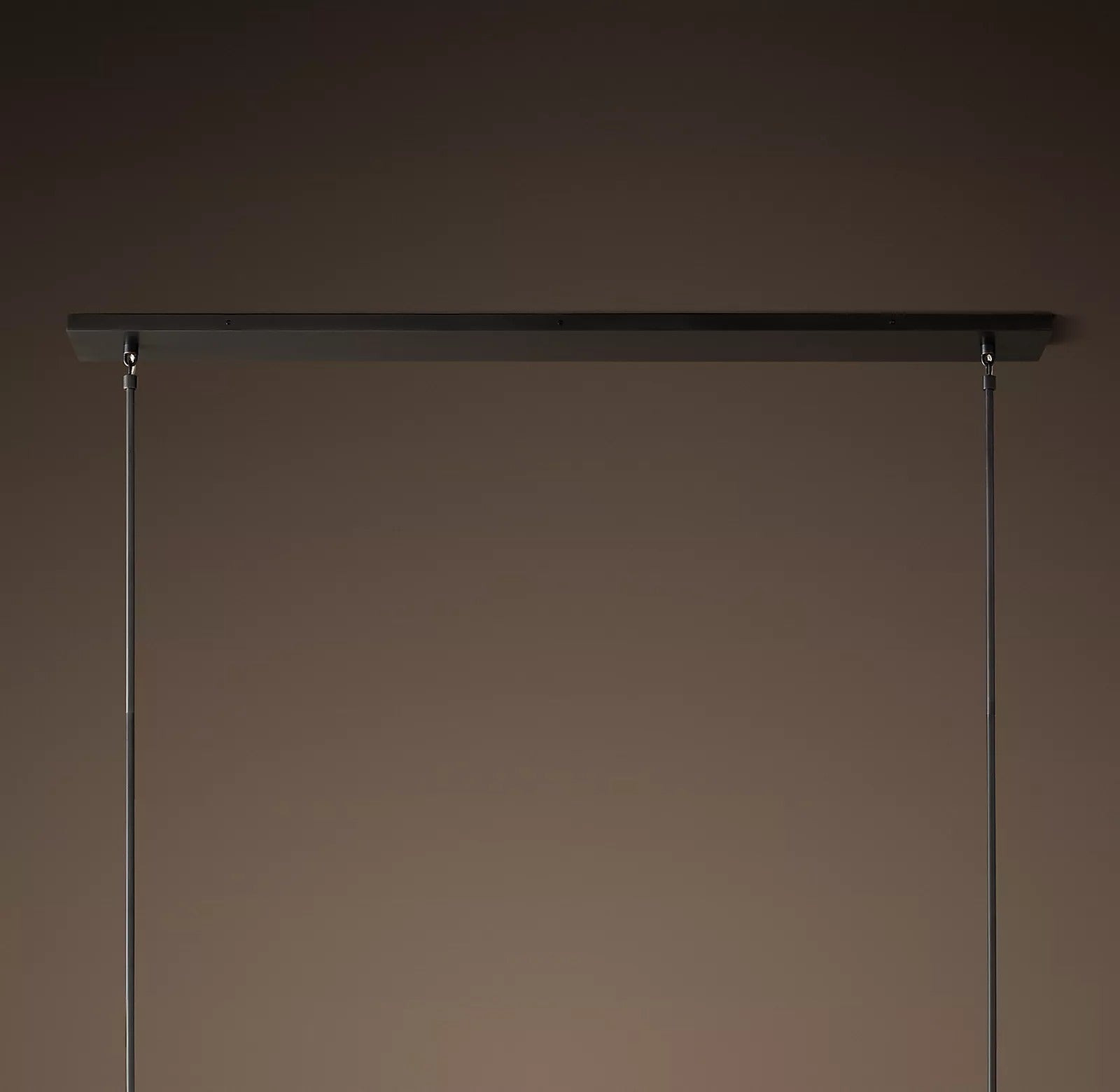 Boule De Cristal Clear Glass Minimalist Linear Elegant Chandelier 48" Lighting Fixture