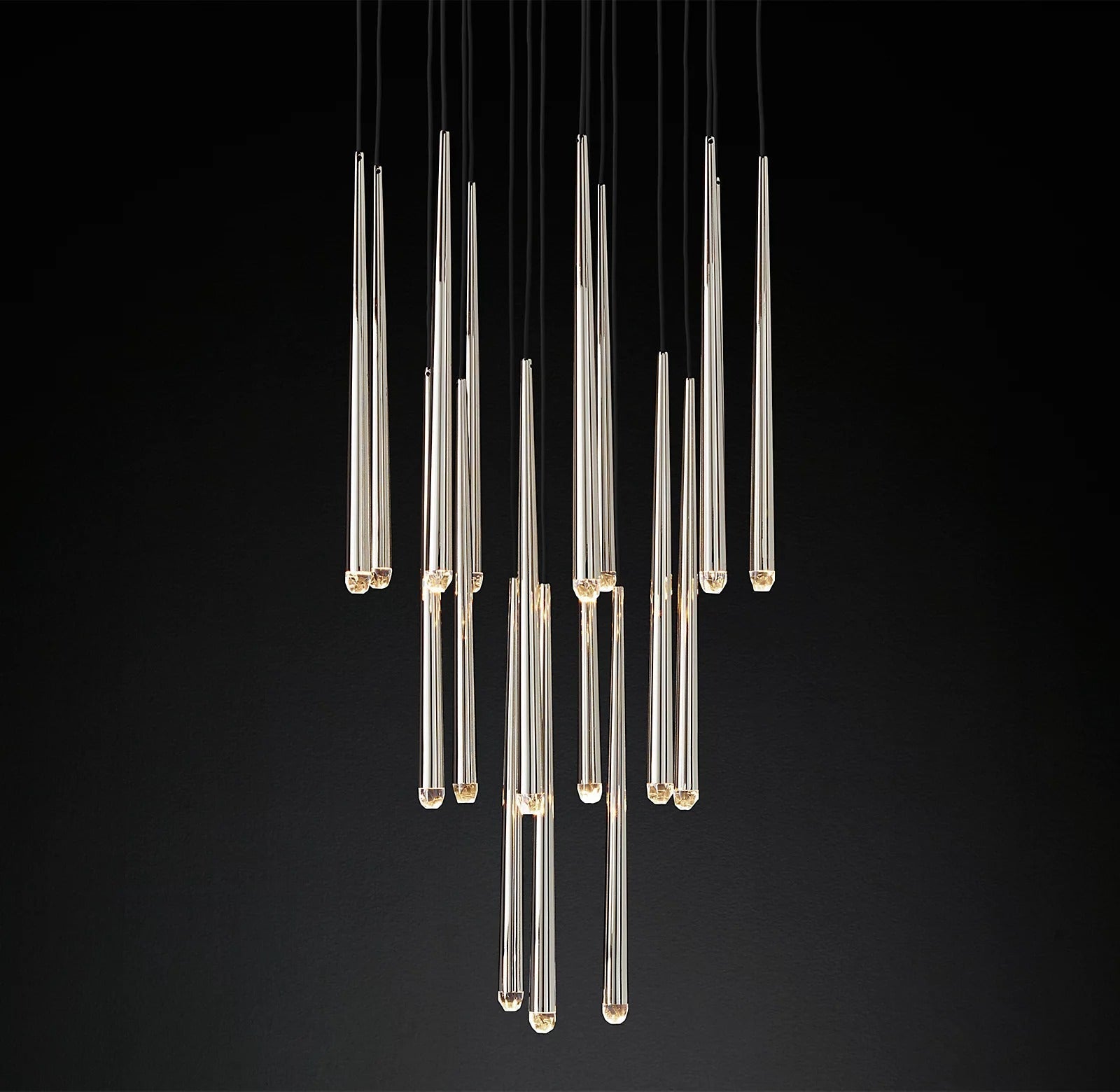 Aquitaines Luxury Modern Round Chandelier Lighting 30"