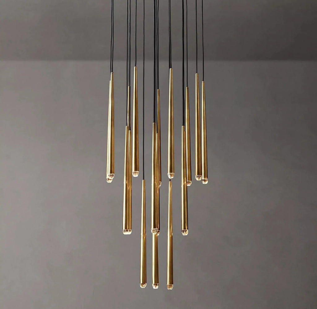 Aquitaines Luxury Modern Round Chandelier Lighting 30"