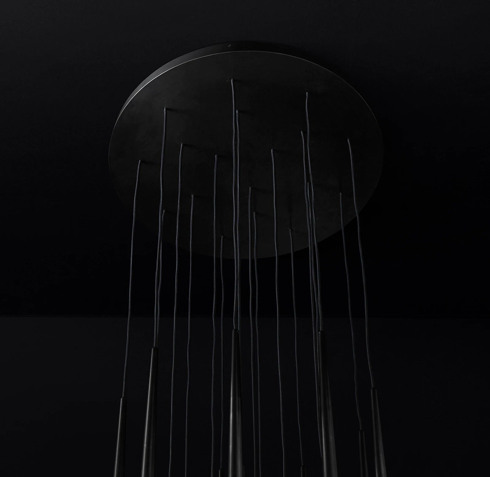 Aquitaines Luxury Modern Round Chandelier Lighting 30"