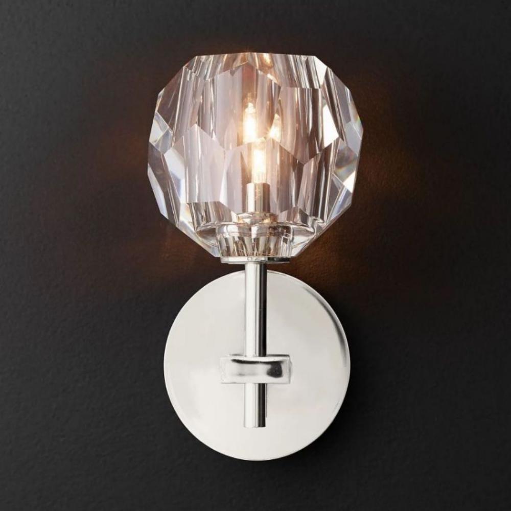 Boule De Clear Glass Elegant Wall Sconce Lighting