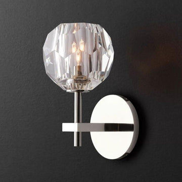 Boule De Clear Glass Elegant Wall Sconce Lighting