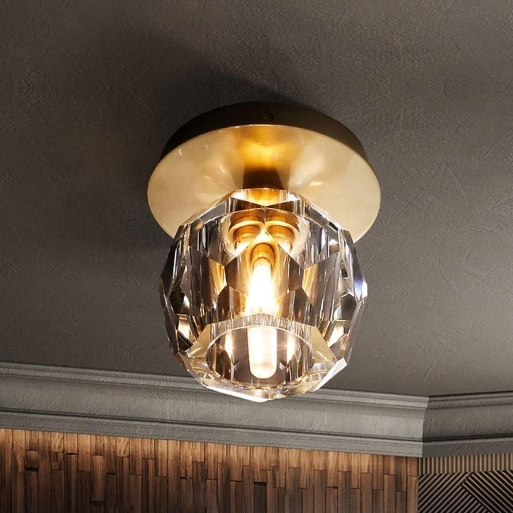 Boule De Smoke Crystal Ball Petite Wall Sconce Contemporary Lighting