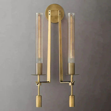 Cannele Double Wall Sconce Light for Hallway