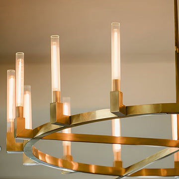 Cannele Candlestick Round Chandelier Lighting 60