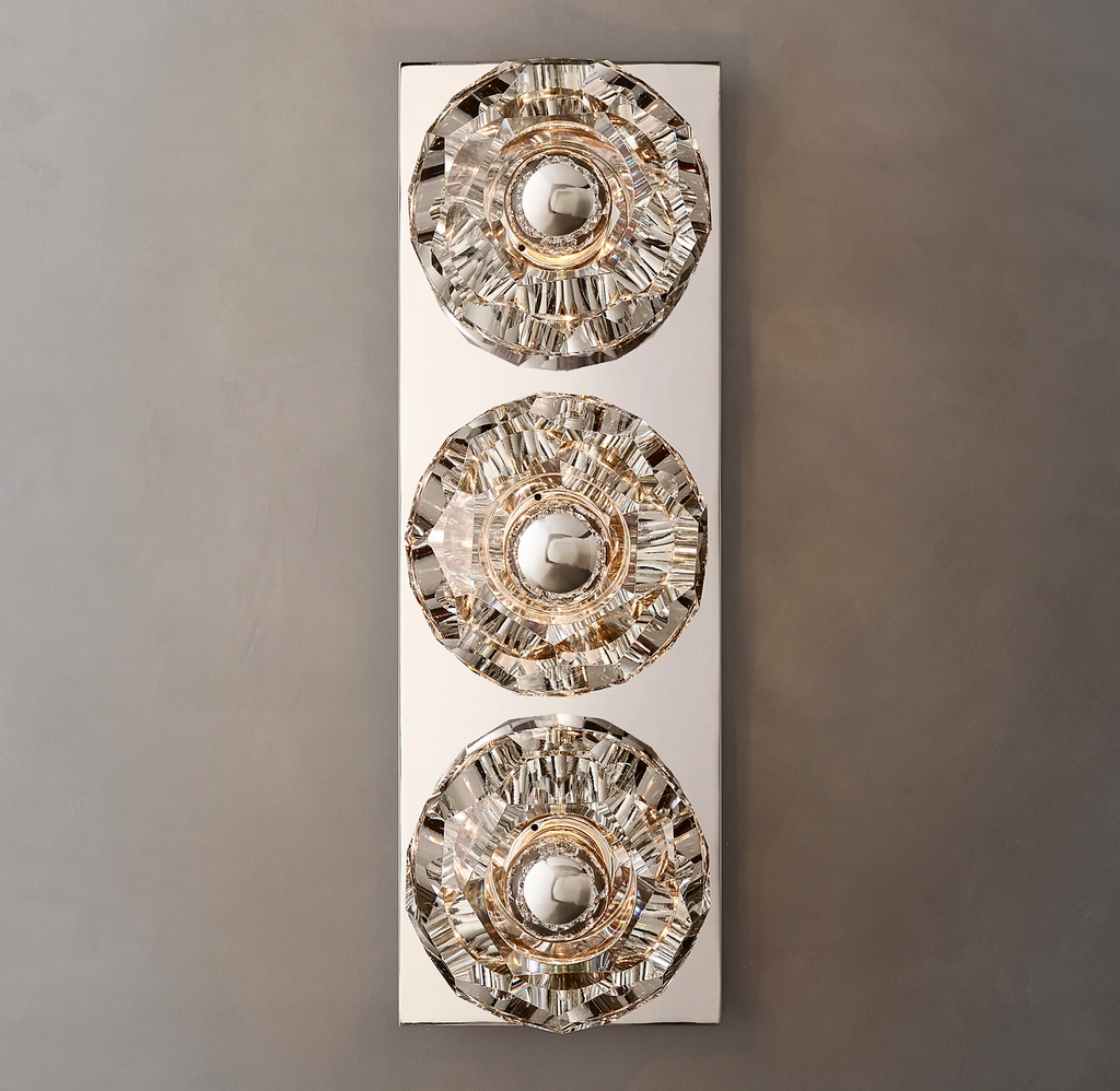 Boule De Clear Crystal Linear Wall Sconce Luxury Lighting for Living Room