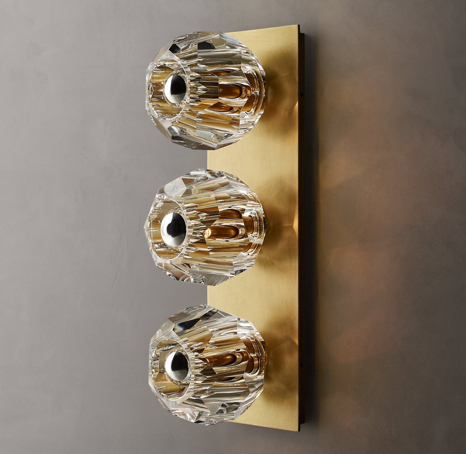Boule De Clear Crystal Linear Wall Sconce Luxury Lighting for Living Room