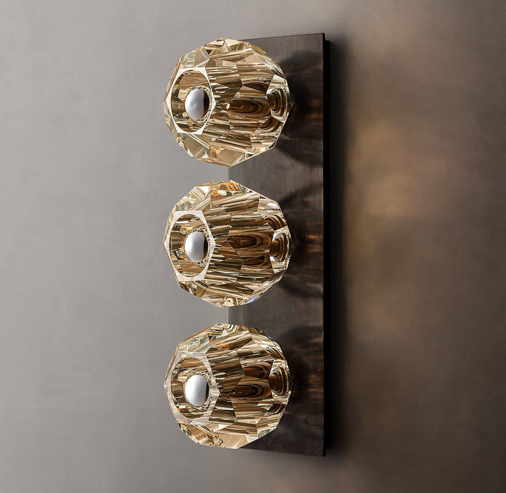 Boule De Clear Crystal Linear Wall Sconce Luxury Lighting for Living Room