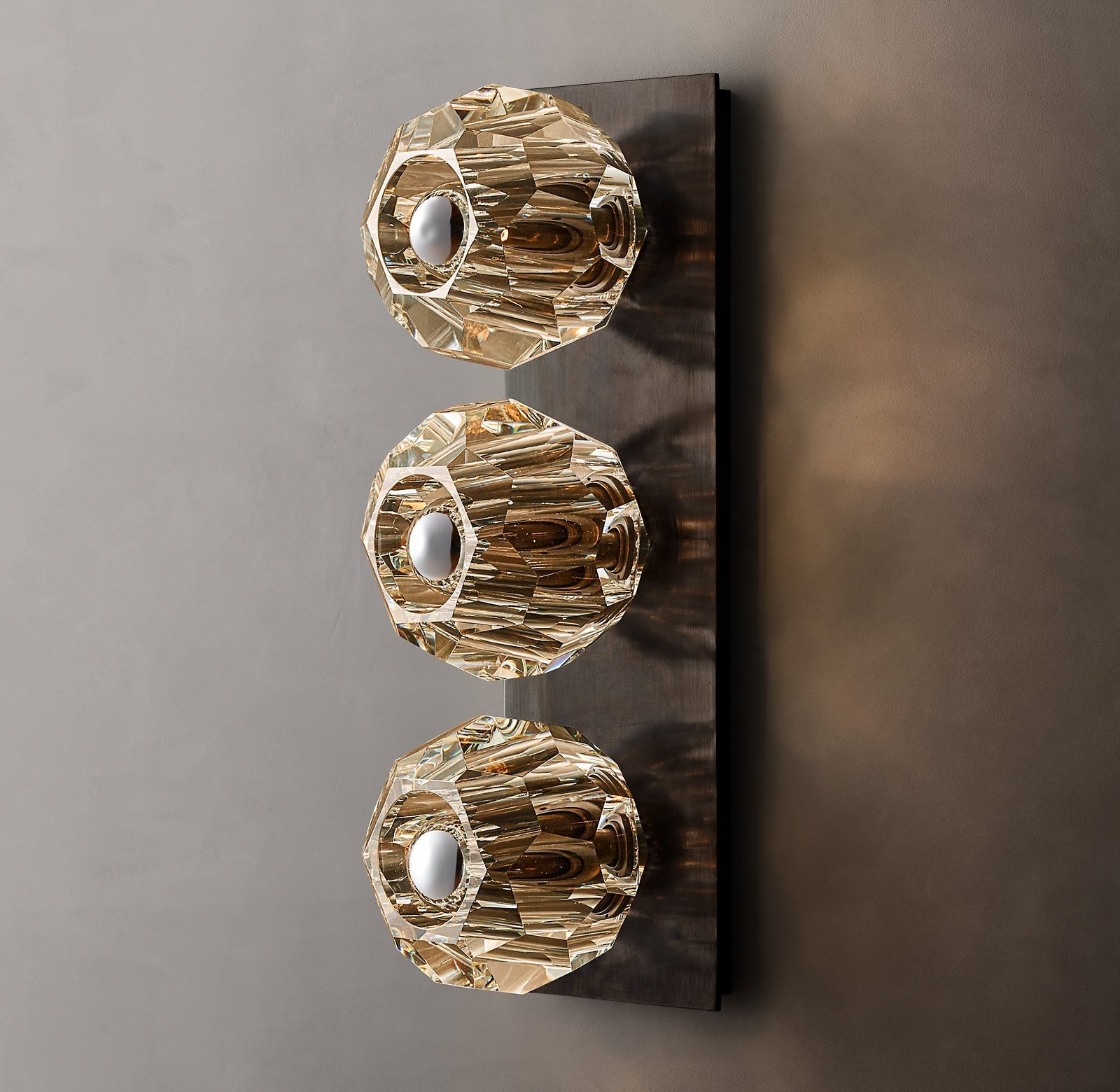 Boule De Clear Crystal Linear Wall Sconce Luxury Lighting for Living Room