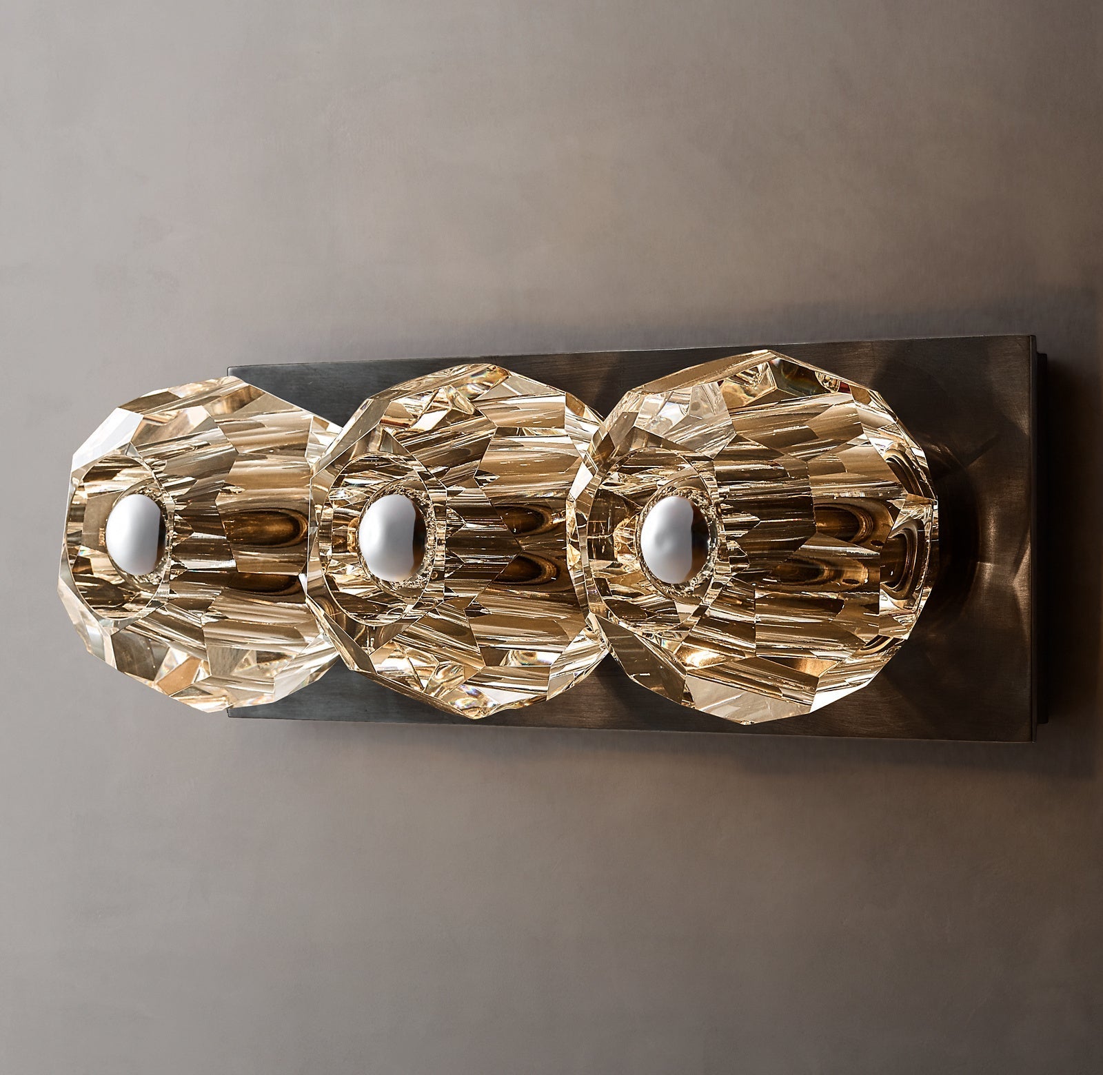 Boule De Clear Crystal Linear Wall Sconce Luxury Lighting for Living Room