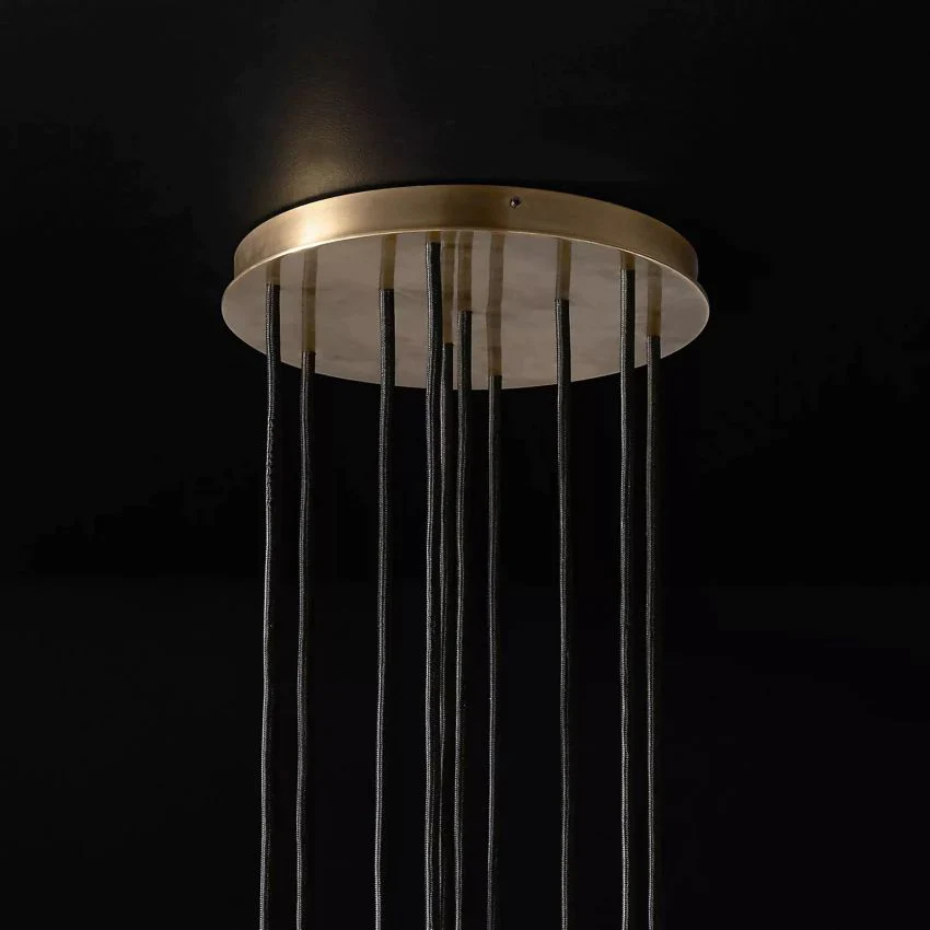 Boule De Crystal Ball Cluster Chandelier D14" Luxury Decorative Lighting Fixture
