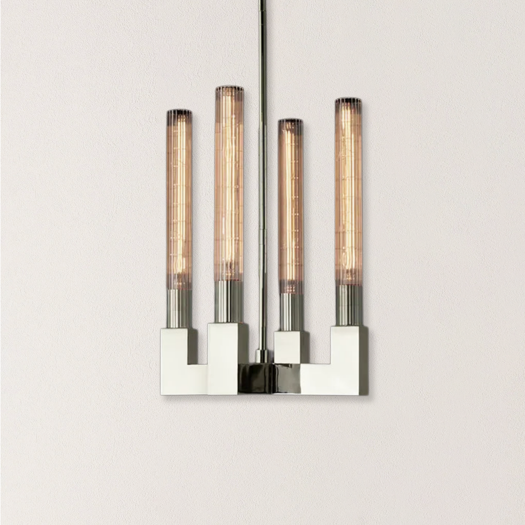 Cannele Rectangular Pendant Lighting Fixture