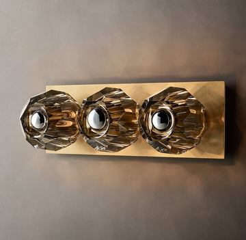Boule De Smoke Crystal Linear Wall Sconce Modern Decorative Lighting