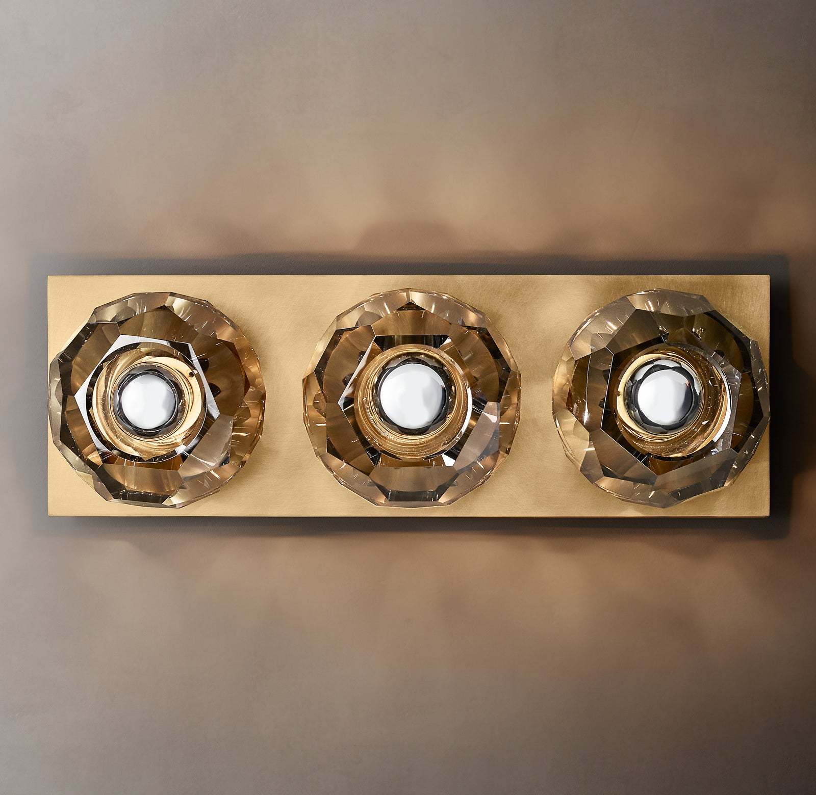 Boule De Smoke Crystal Linear Wall Sconce Modern Decorative Lighting
