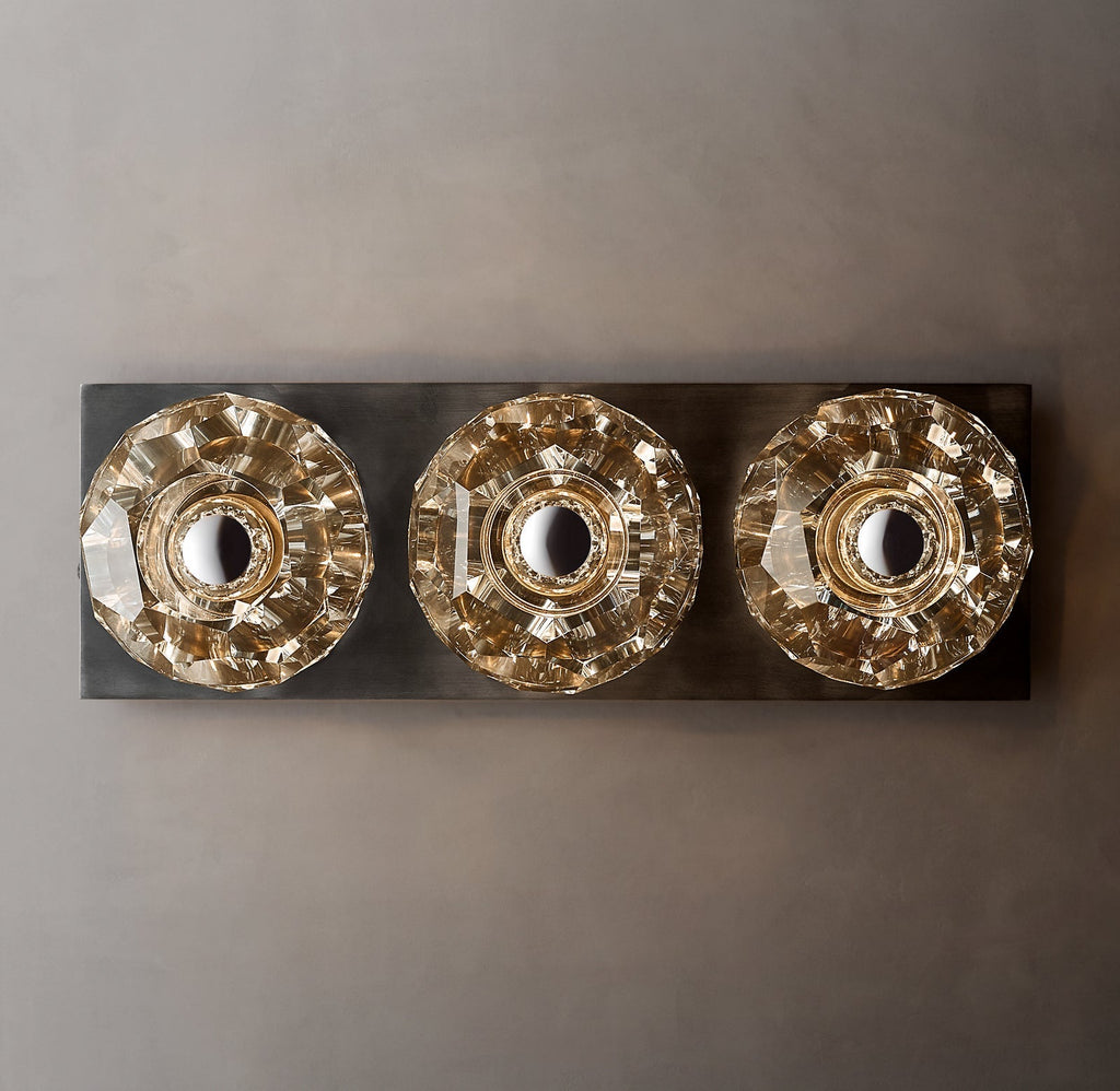 Boule De Smoke Crystal Linear Wall Sconce Modern Decorative Lighting