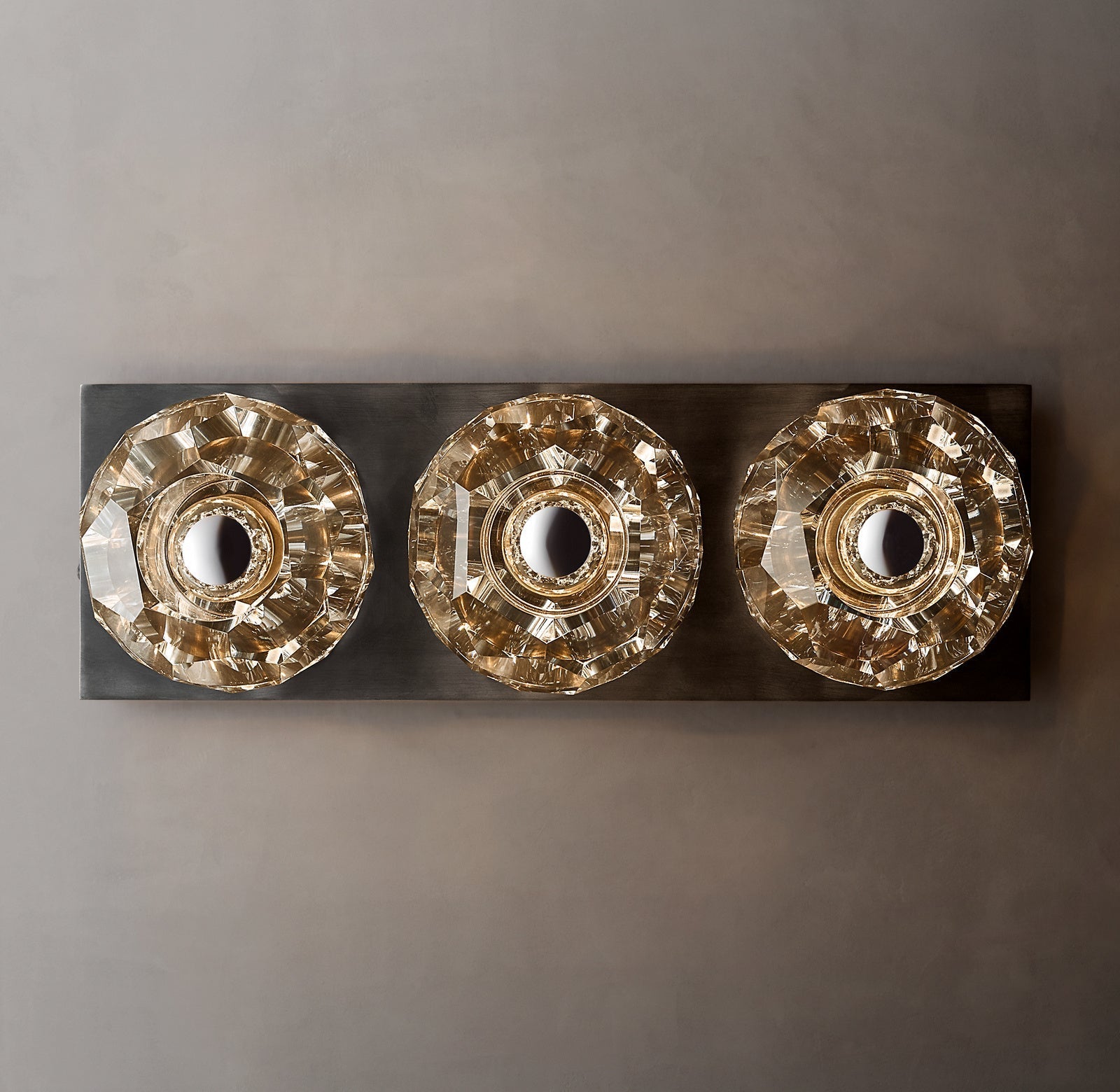Boule De Smoke Crystal Linear Wall Sconce Modern Decorative Lighting